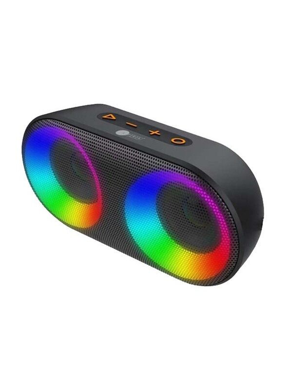 Afra Ultra Bass Bluetooth Speaker with LED RGB Lighting & IPX4 Water Resistance, 10W, AF-0010BSBK, Black
Afra Ultra Bass Bluetooth Speaker with LED RGB Lighting & IPX4 Water Resistance, 10W, AF-0010BSBK, Black