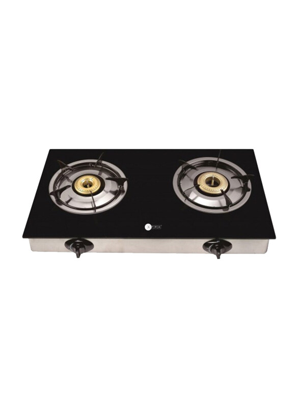 AFRA Two Burner Gas Stove with Compact Design, Ceramic Ignition and Tempered Glass Top, AF-0002GSBK, Black
AFRA Two Burner Gas Stove with Compact Design, Ceramic Ignition and Tempered Glass Top, AF-0002GSBK, Black
