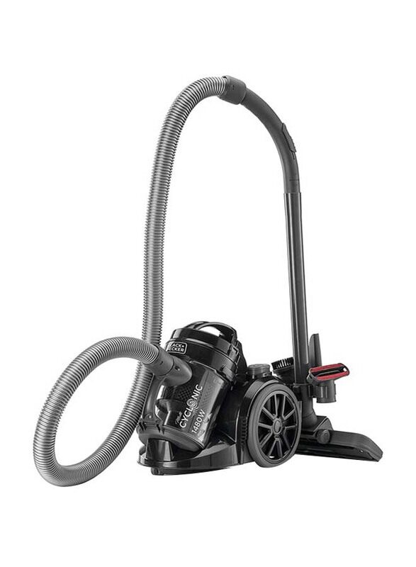 Black+Decker Bagless Multicyclonic Canister Vacuum Cleaner, 1480W, VM1480B5, Black
Black+Decker Bagless Multicyclonic Canister Vacuum Cleaner, 1480W, VM1480B5, Black