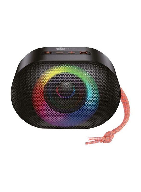 Afra Ultra Bass & Dynamic RGB Lighting Bluetooth Speaker, 5W, AF-0005BSBK, Black
Afra Ultra Bass & Dynamic RGB Lighting Bluetooth Speaker, 5W, AF-0005BSBK, Black