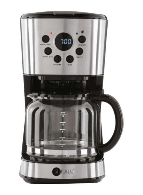AFRA 1.5L Anti-Drip Removable Filter Automatic Shut Off Coffee Maker, 900W, AF-15900CMKSS, Black
AFRA 1.5L Anti-Drip Removable Filter Automatic Shut Off Coffee Maker, 900W, AF-15900CMKSS, Black
