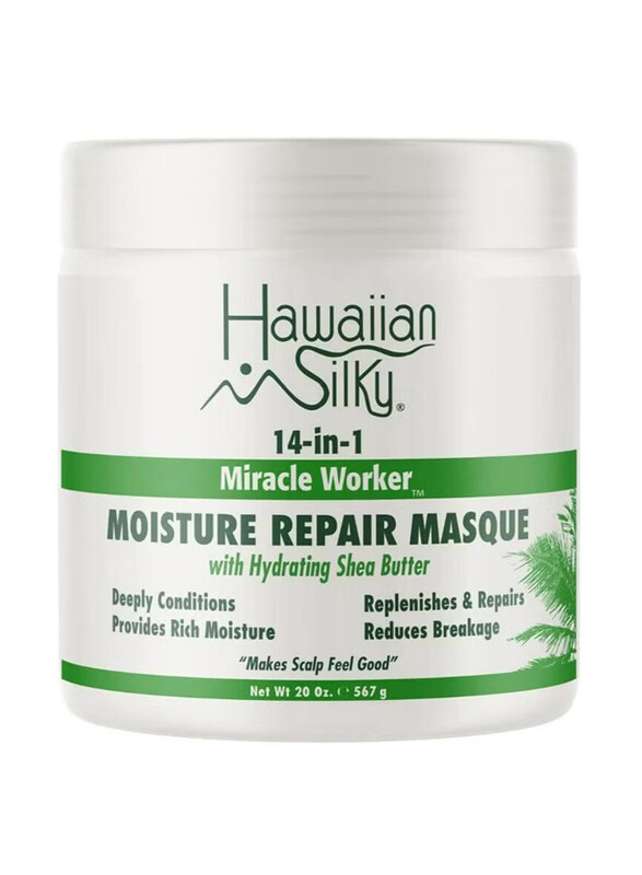 Hawaiian Silky Miracle Worker 14-in-1 Moisture Repair Masque for Curly Hair, 567gm
Hawaiian Silky Miracle Worker 14-in-1 Moisture Repair Masque for Curly Hair, 567gm