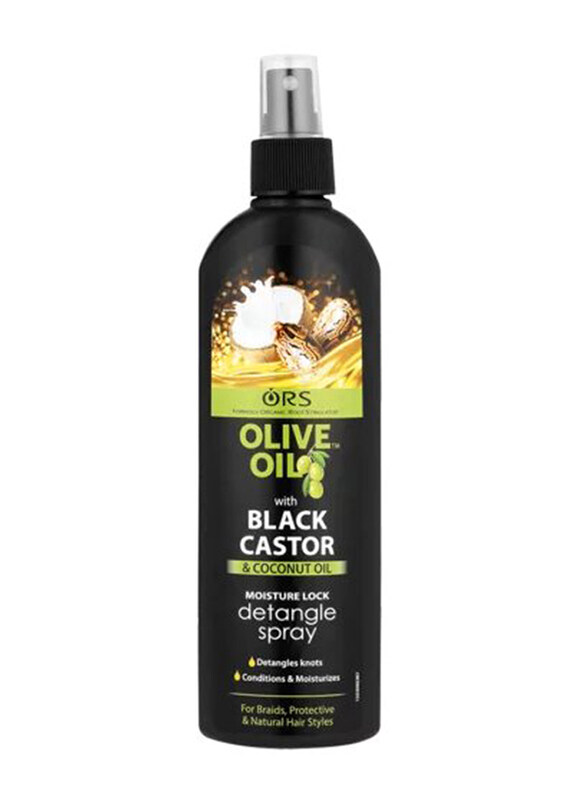 ORS Olive Oil Black Castor & Coconut Oil Detangler Spray for All Hair Types, 250ml
ORS Olive Oil Black Castor & Coconut Oil Detangler Spray for All Hair Types, 250ml