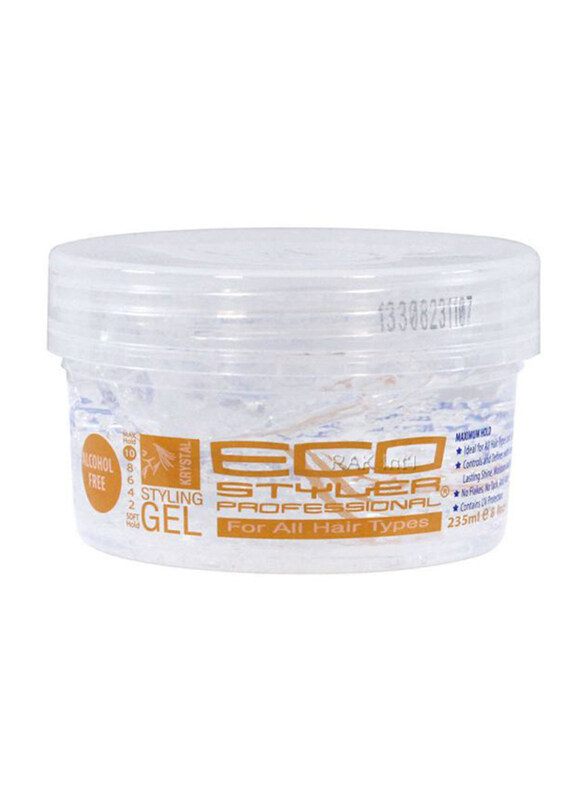 Eco Krystal Professional Styling Hair Gel for All Hair Types, 235 ml
Eco Krystal Professional Styling Hair Gel for All Hair Types, 235 ml