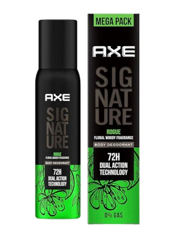 Axe Signature Rogue Floral Woody Fragrance Body Deodorant 72H, 122ml, Green/Black
Axe Signature Rogue Floral Woody Fragrance Body Deodorant 72H, 122ml, Green/Black