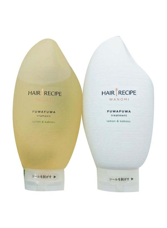 Hair Recipe Wanomi Fuwafuwa Lemon & Kabosy Shampoo and Conditioner Set for All Hair Types, 2 Pieces
Hair Recipe Wanomi Fuwafuwa Lemon & Kabosy Shampoo and Conditioner Set for All Hair Types, 2 Pieces