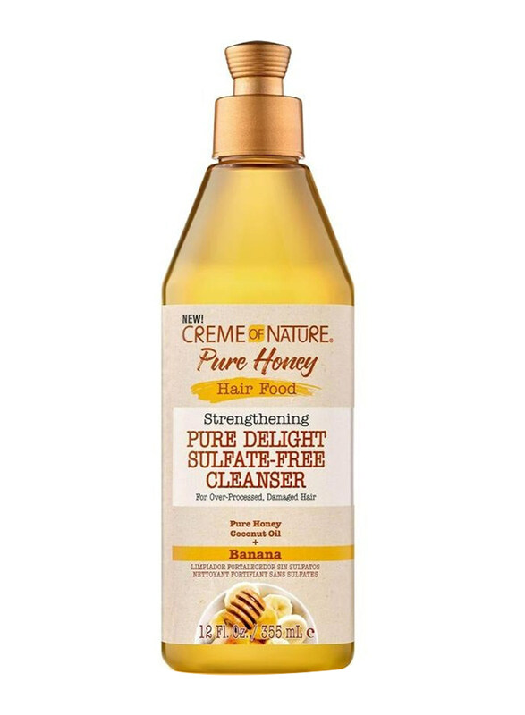 Creme of Nature Pure Honey Strengthening Pure Delight Sulfate Free Cleanser, 355ml
Creme of Nature Pure Honey Strengthening Pure Delight Sulfate Free Cleanser, 355ml