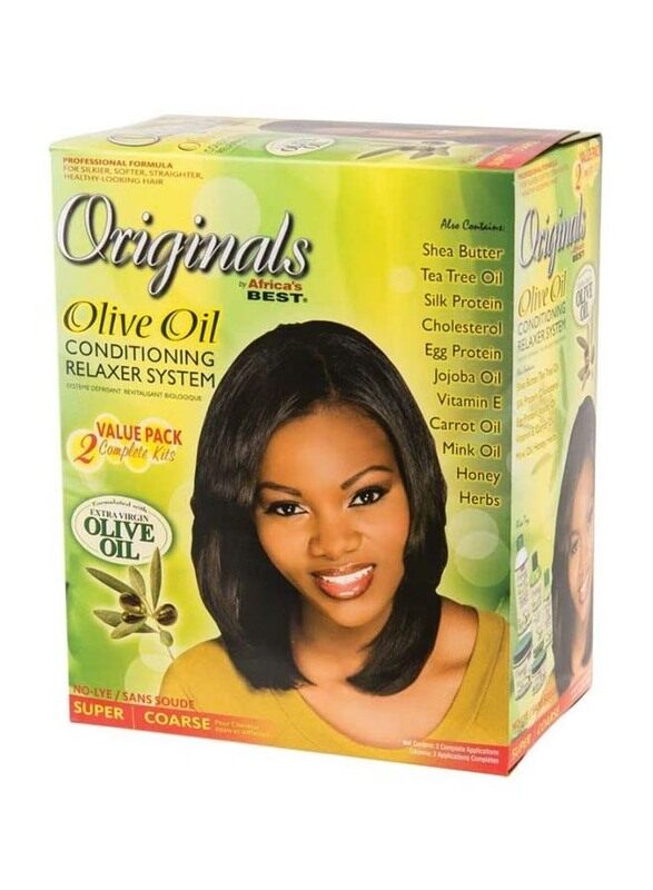 Africa's Best Originals Olive Oil Conditioning Relaxer Super, Two Applications Value Pack, Set
Africa's Best Originals Olive Oil Conditioning Relaxer Super, Two Applications Value Pack, Set