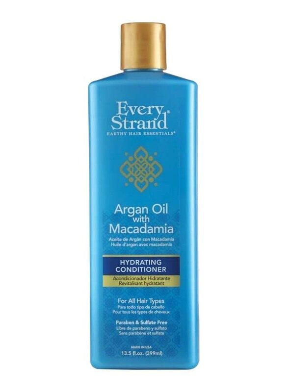 Every Strand Argan Oil with Macadamia Hydrating Conditioner for All Hair Types, 399ml
Every Strand Argan Oil with Macadamia Hydrating Conditioner for All Hair Types, 399ml