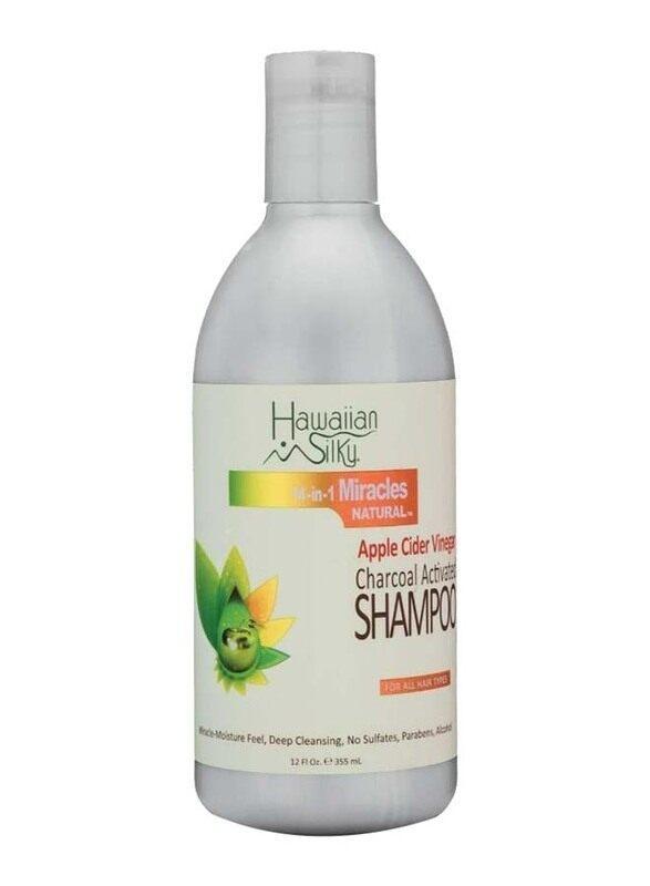 Hawaiian Silky Apple Cider Vinegar Charcoal Activated Shampoo for All Hair Types, 355ml
Hawaiian Silky Apple Cider Vinegar Charcoal Activated Shampoo for All Hair Types, 355ml