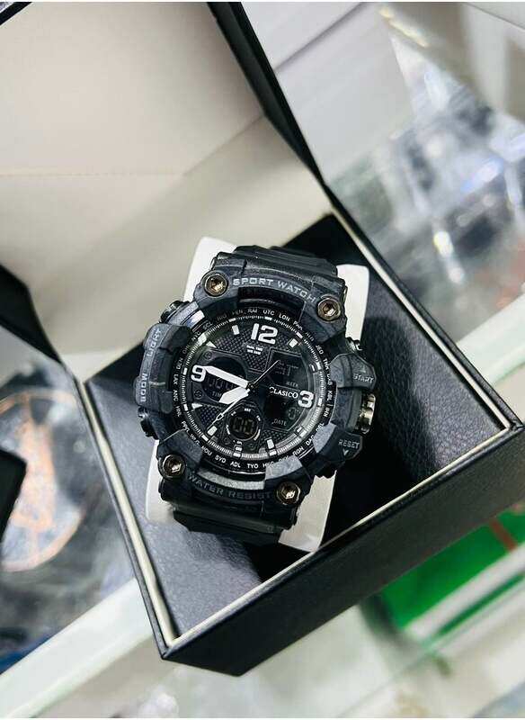 Clasico Analog A wonderful Sports Watch for Men with Metal Band, Chronograph, Black
Clasico Analog A wonderful Sports Watch for Men with Metal Band, Chronograph, Black