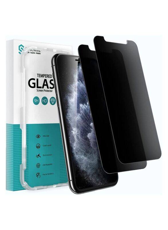 Unspecified Syncwire iPhone 11 Pro/XS/X/10 5.8-inch Anti Spy Tempered Glass Screen Protector, 2-Pieces, Clear
Unspecified Syncwire iPhone 11 Pro/XS/X/10 5.8-inch Anti Spy Tempered Glass Screen Protector, 2-Pieces, Clear