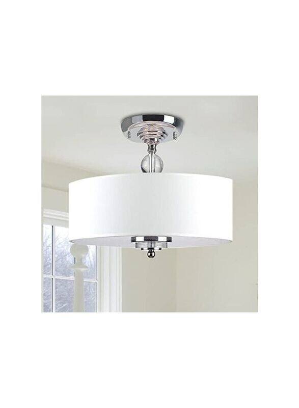 Saint Mossi 47 x 47 x 23cm Modern Ceiling Light with White Fabric Lampshade, SM-DY-16009, White
Saint Mossi 47 x 47 x 23cm Modern Ceiling Light with White Fabric Lampshade, SM-DY-16009, White