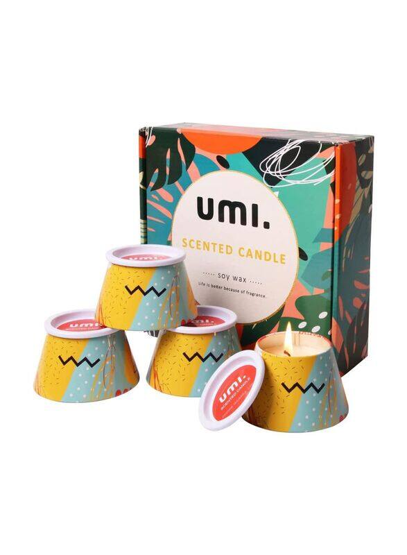 Generic 100% Real Soy Wax Fig Scented Candles Gift Set, 4 Pieces, Multicolour
Generic 100% Real Soy Wax Fig Scented Candles Gift Set, 4 Pieces, Multicolour