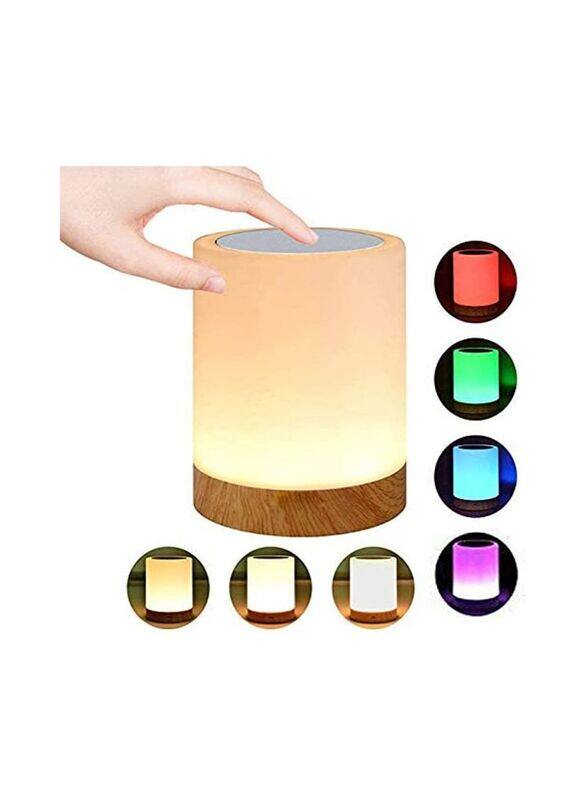 Generic Rechargeable Dimmable Night Touch Sensor Bedside Table Lamp with Warm White Light + RGB Colour Changing, Multicolour
Generic Rechargeable Dimmable Night Touch Sensor Bedside Table Lamp with Warm White Light + RGB Colour Changing, Multicolour