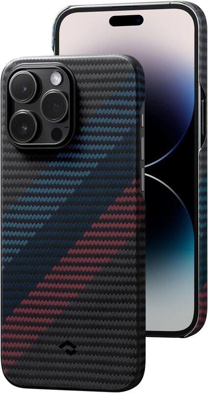 Pitaka Apple iPhone 14 Pro 6.1-inch Fusion Weaving MagEZ MagSafe Slim & Light 1500D Aramid Fiber Made Mobile Phone Case Cover with Case-Less Touch Fee
Pitaka Apple iPhone 14 Pro 6.1-inch Fusion Weaving MagEZ MagSafe Slim & Light 1500D Aramid Fiber Made Mobile Phone Case Cover with Case-Less Touch Fee