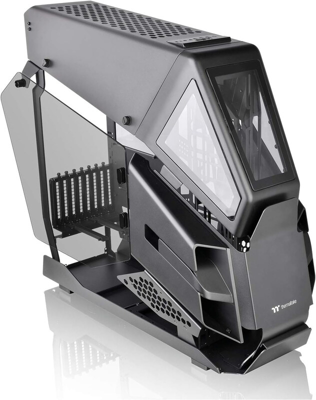 Thermaltake AH T600 Helicopter Styled Open Frame Tempered Glass Swing Door E-ATX Full Tower Case, CA-1Q4-00M1WN-00, Black
Thermaltake AH T600 Helicopter Styled Open Frame Tempered Glass Swing Door E-ATX Full Tower Case, CA-1Q4-00M1WN-00, Black