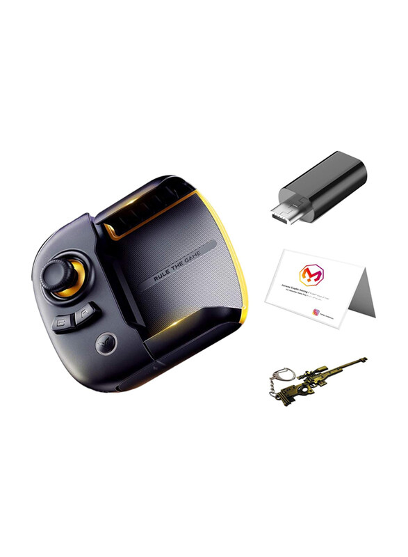 Flydigi English Version Wasp 2 Elite Edition One-Handed Gamepad Innovative Typec to Micro Converter, Yellow/Black
Flydigi English Version Wasp 2 Elite Edition One-Handed Gamepad Innovative Typec to Micro Converter, Yellow/Black