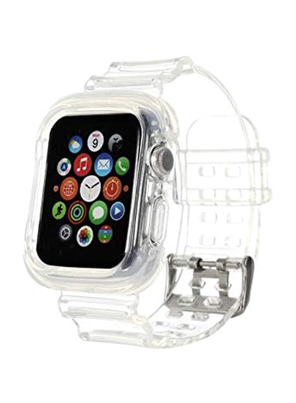 Generic Glacier Transparent Clear Band Strap With Case for Apple Watch Band 42/44mm, Transparent
Generic Glacier Transparent Clear Band Strap With Case for Apple Watch Band 42/44mm, Transparent