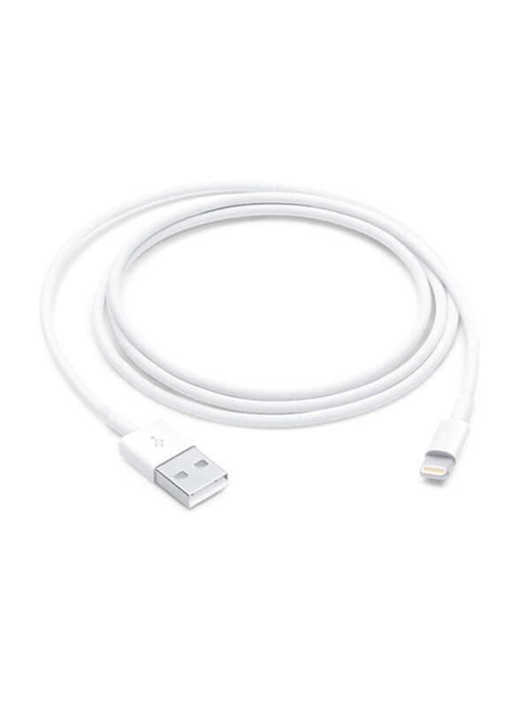 Apple 1-Meter Lightning Cable, USB A Male to Lightning for Apple Devices, White
Apple 1-Meter Lightning Cable, USB A Male to Lightning for Apple Devices, White