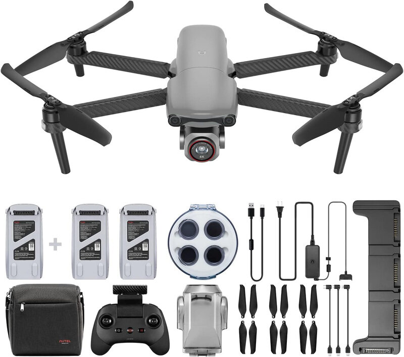 Autel Robotics EVO Lite Plus Premium Bundle Drone Quadcopter UAV with 20 MP, Grey
Autel Robotics EVO Lite Plus Premium Bundle Drone Quadcopter UAV with 20 MP, Grey