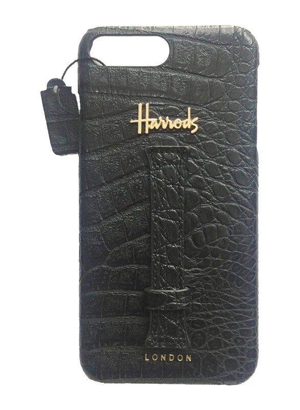 Harrods Apple IPhone X Leather London Mobile Phone Case Cover with Finger Grip, Black
Harrods Apple IPhone X Leather London Mobile Phone Case Cover with Finger Grip, Black