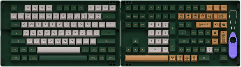 Generic Akko Keycaps Profile Wing Pbt Double Shot Model World Tour London Wing Keyboard, Black
Generic Akko Keycaps Profile Wing Pbt Double Shot Model World Tour London Wing Keyboard, Black