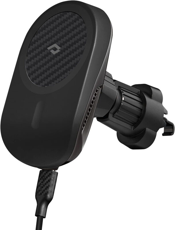 Pitaka Magnetic Car Phone Mount Wireless Charging MagSafe Compatible Car Holder with Cooling Fan, Black
Pitaka Magnetic Car Phone Mount Wireless Charging MagSafe Compatible Car Holder with Cooling Fan, Black