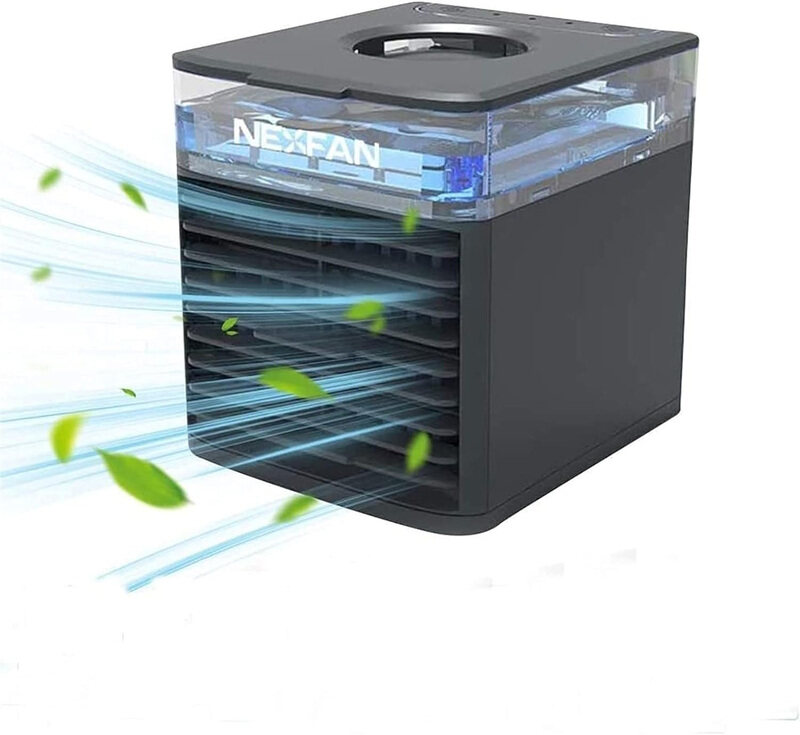 Generic Portable Nexfan Evaporative USB Small Personal Space Air Conditioner Cooler and Humidifier, Black
Generic Portable Nexfan Evaporative USB Small Personal Space Air Conditioner Cooler and Humidifier, Black