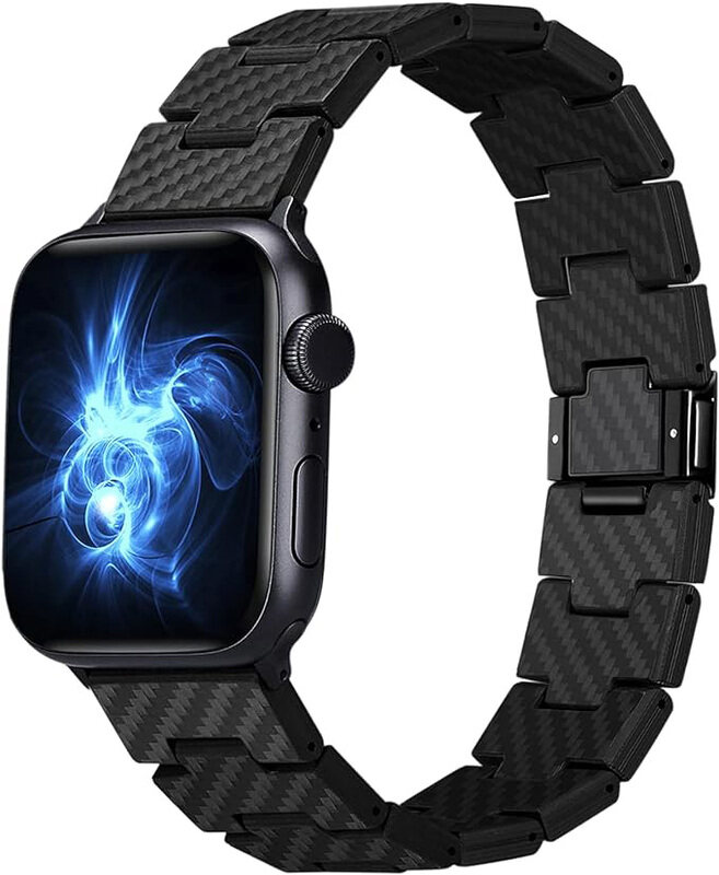Pitaka 100% Recycled Lightweight Durable Genuine Carbon Fiber Watch Band for Apple Watch 38/40mm Series 6/5/4/3/2/1, Retro Black
Pitaka 100% Recycled Lightweight Durable Genuine Carbon Fiber Watch Band for Apple Watch 38/40mm Series 6/5/4/3/2/1, Retro Black
