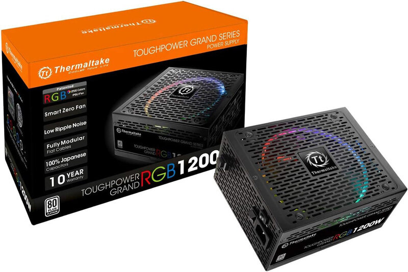 Thermaltake Toughpower Grand Platinum Smart Zero 1200W Power Supply, PS-TPG-1200F1FAPU-1, Black
Thermaltake Toughpower Grand Platinum Smart Zero 1200W Power Supply, PS-TPG-1200F1FAPU-1, Black