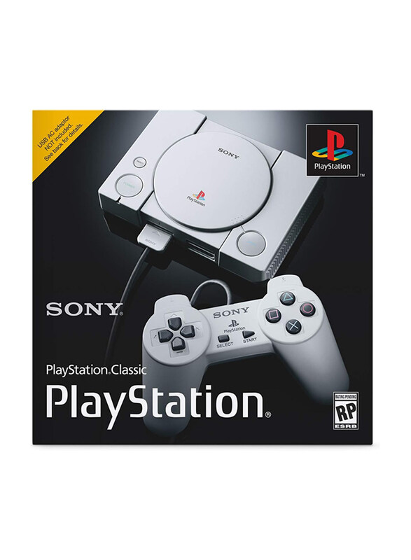 Sony PlayStation Classic Console, With 2 Controllers and 120 Pre-Loaded Games, White
Sony PlayStation Classic Console, With 2 Controllers and 120 Pre-Loaded Games, White