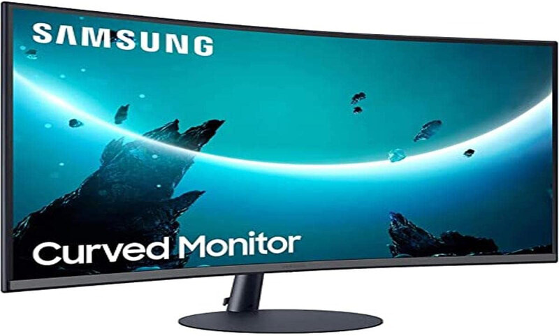 Samsung 32 Inch T55 FHD 1000R 75Hz Curved Gaming Monitor, LC32T550FDMXUE, Black
Samsung 32 Inch T55 FHD 1000R 75Hz Curved Gaming Monitor, LC32T550FDMXUE, Black