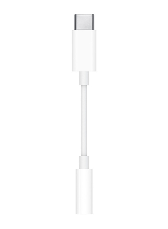 Apple 3.5mm Headphone Jack Adapter, USB Type-C Male to 3.5 mm Jack for USB Type-C Devices, MU7E2, White
Apple 3.5mm Headphone Jack Adapter, USB Type-C Male to 3.5 mm Jack for USB Type-C Devices, MU7E2, White