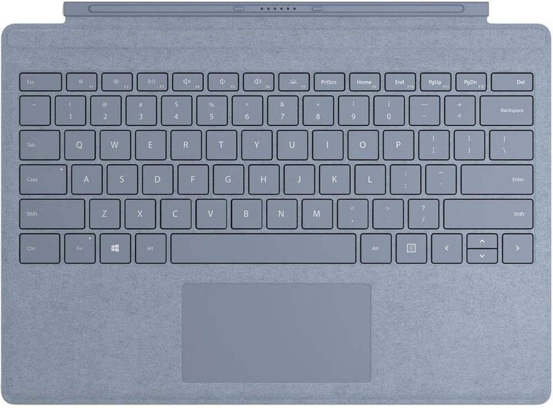 Microsoft Surface Pro Signature Type English English Keyboard Cover, FFQ-00121, Ice Blue
Microsoft Surface Pro Signature Type English English Keyboard Cover, FFQ-00121, Ice Blue