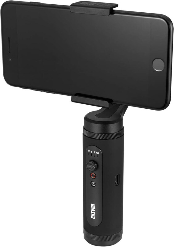 Zhiyun Smooth Q2 Pocket Sized Aluminium Alloy Body 360 Infinite Vortex Gimbal with Portrait & Landscape Mode for Apple iPhone XR MAX/ Apple iPhone 11
Zhiyun Smooth Q2 Pocket Sized Aluminium Alloy Body 360 Infinite Vortex Gimbal with Portrait & Landscape Mode for Apple iPhone XR MAX/ Apple iPhone 11