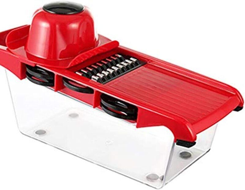 Woyao Stainless Steel Manual Vegetable Fruit Potato Slicer Set, 10 Pieces, Red/White
Woyao Stainless Steel Manual Vegetable Fruit Potato Slicer Set, 10 Pieces, Red/White