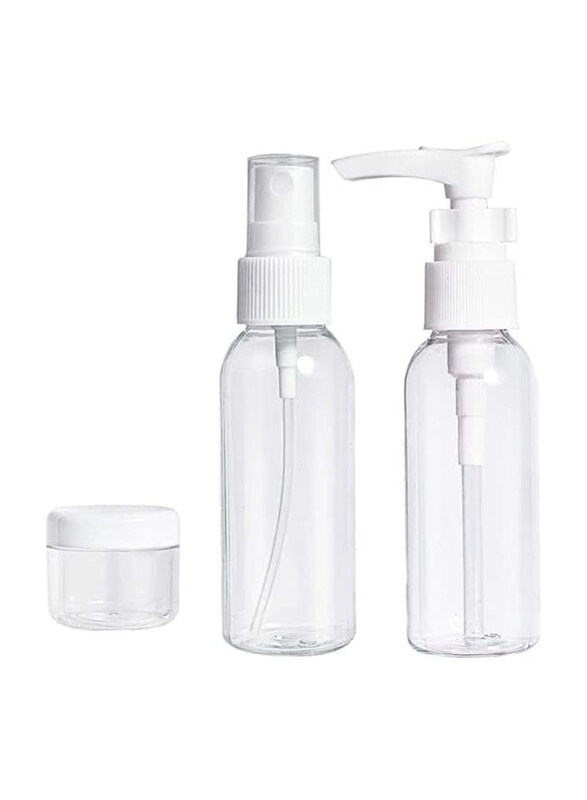 Generic Leakproof Travel Size Toiletries Cosmetic Makeup Liquid Containers, White
Generic Leakproof Travel Size Toiletries Cosmetic Makeup Liquid Containers, White