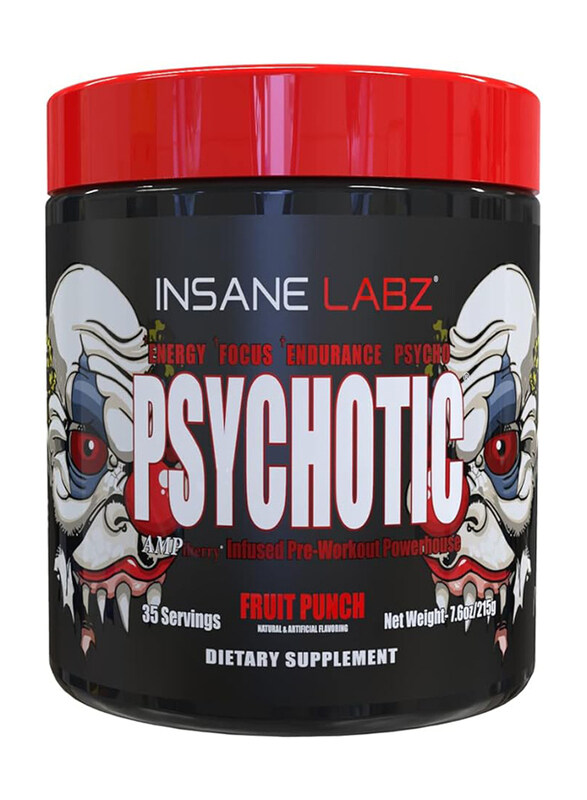 Insane Labz tic, High Stimulant Pre Workout Supplement, 35 Servings, Fruit Punch
Insane Labz tic, High Stimulant Pre Workout Supplement, 35 Servings, Fruit Punch