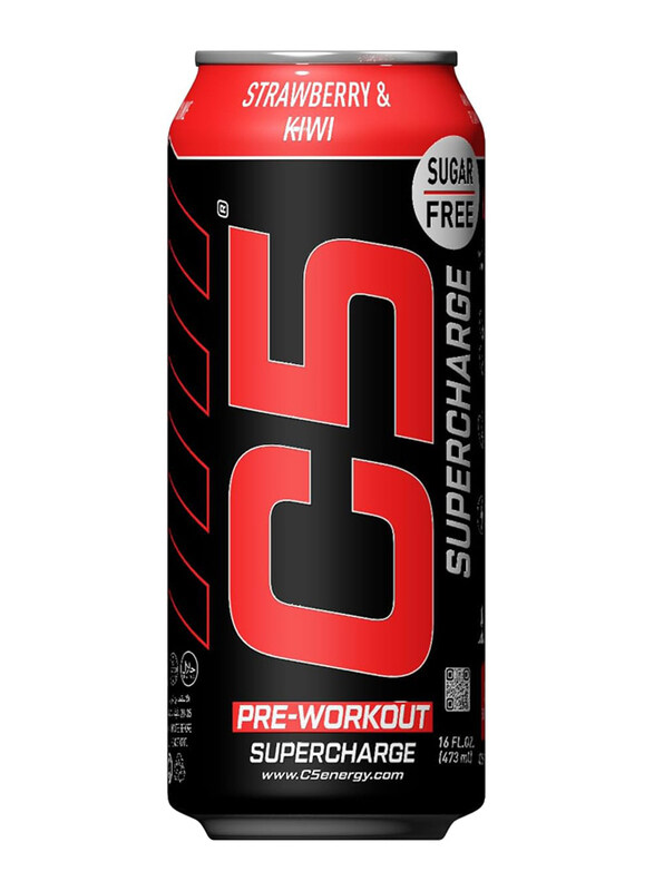 C5 Energy C5 Pre-Workout Supercharge Energy Drink, 200MG, 473ml, Strawberry & Kiwi
C5 Energy C5 Pre-Workout Supercharge Energy Drink, 200MG, 473ml, Strawberry & Kiwi