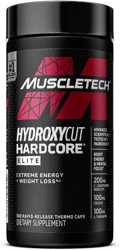 Muscletech Hydroxycut Hardcore Elite Weight Loss Supplement, 100 Capsules, Unflavoured
Muscletech Hydroxycut Hardcore Elite Weight Loss Supplement, 100 Capsules, Unflavoured