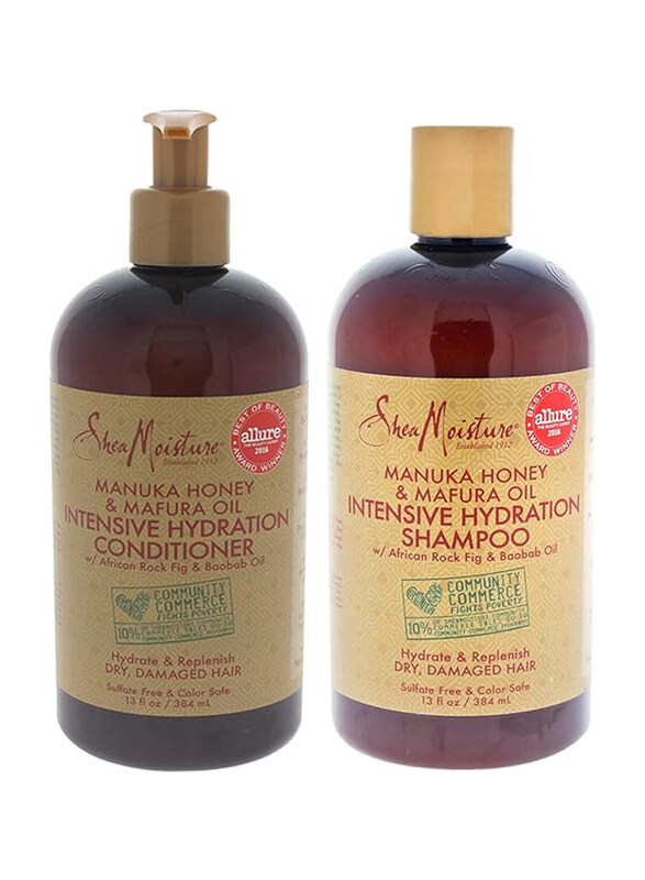 Shea Moisture Manuka Honey and Mafura Oil Intensive Hydration Kit for All Hair Types, 2 Piece
Shea Moisture Manuka Honey and Mafura Oil Intensive Hydration Kit for All Hair Types, 2 Piece