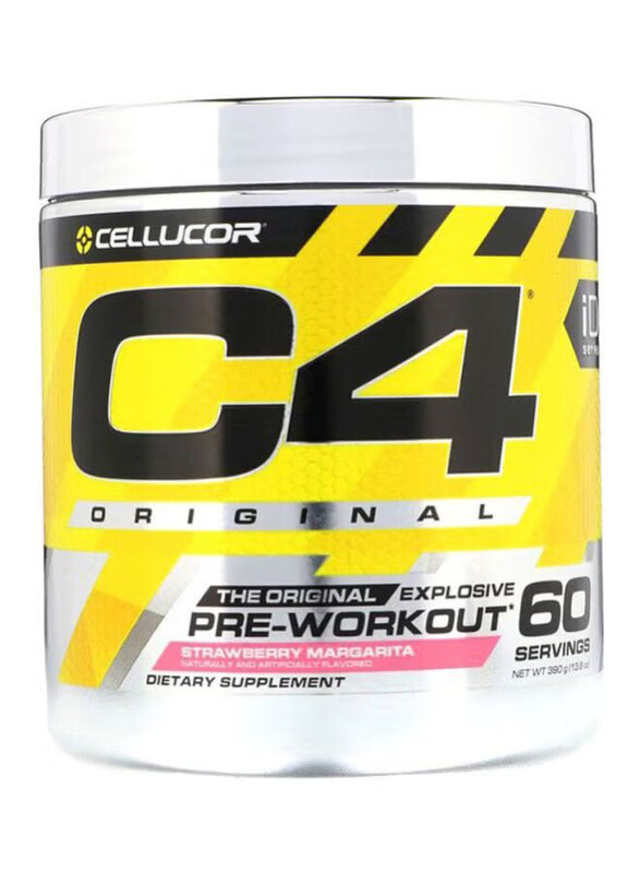 Cellucor C4 Original Explosive Pre-Workout Powder Dietary Supplement, 60 Servings, Strawberry Margarita
Cellucor C4 Original Explosive Pre-Workout Powder Dietary Supplement, 60 Servings, Strawberry Margarita