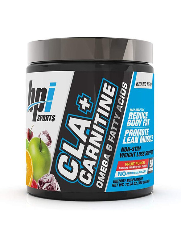 BPI Sports CLA + Carnitine Non-Stimulant Supplement, 350g, Fruit Punch
BPI Sports CLA + Carnitine Non-Stimulant Supplement, 350g, Fruit Punch