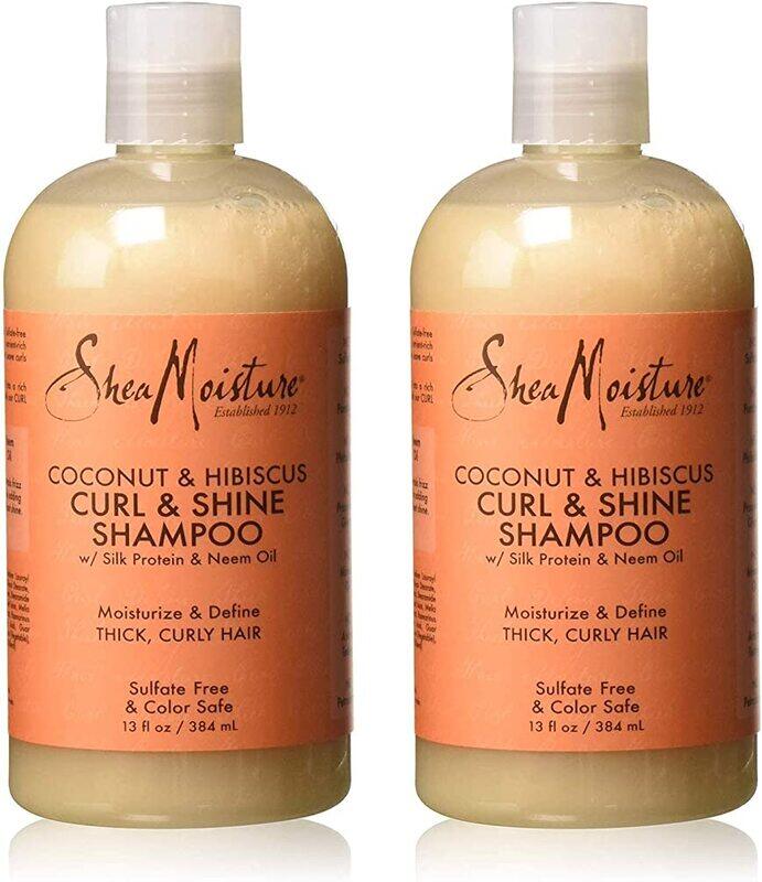 Shea Moisture Coconut Hibiscus Curling Shampoo for All Hair Types, 384ml, 2 Piece
Shea Moisture Coconut Hibiscus Curling Shampoo for All Hair Types, 384ml, 2 Piece