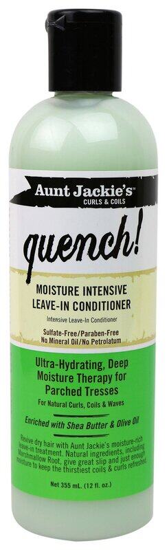 Aunt Jackie's Flaxseed Collection Quench Moisture Intensive Leave-in Conditioner, 355ml
Aunt Jackie's Flaxseed Collection Quench Moisture Intensive Leave-in Conditioner, 355ml