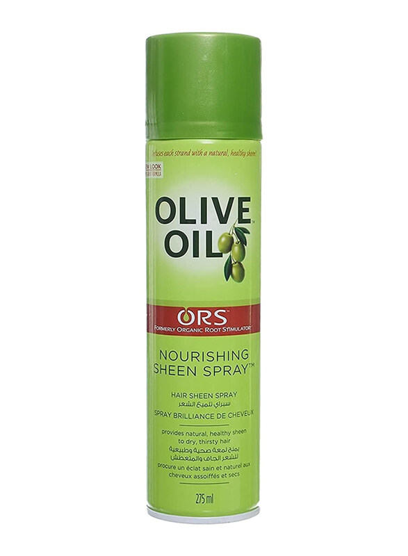 ORS Nourishing Hair Sheen Olive Oil Spray for Smooth, Shiny & Frizz Free Hair, 275ml
ORS Nourishing Hair Sheen Olive Oil Spray for Smooth, Shiny & Frizz Free Hair, 275ml