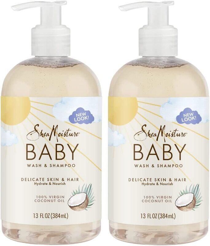 Shea Moisture 13Oz Baby Essentials 100% Virgin Coconut Oil Baby Body Wash & Shampoo For Kids, Pack of 2
Shea Moisture 13Oz Baby Essentials 100% Virgin Coconut Oil Baby Body Wash & Shampoo For Kids, Pack of 2