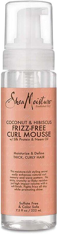 Shea Moisture Curl Mousse for Frizz Control Coconut and Hibiscus with Shea Butter, 7.5Oz
Shea Moisture Curl Mousse for Frizz Control Coconut and Hibiscus with Shea Butter, 7.5Oz