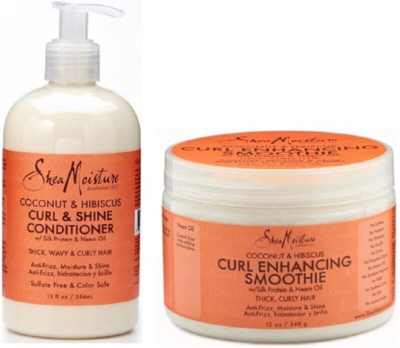 Shea Moisture Coconut and Hibiscus Curl & Shine Conditioner for Curly Hair, 2 Pieces
Shea Moisture Coconut and Hibiscus Curl & Shine Conditioner for Curly Hair, 2 Pieces